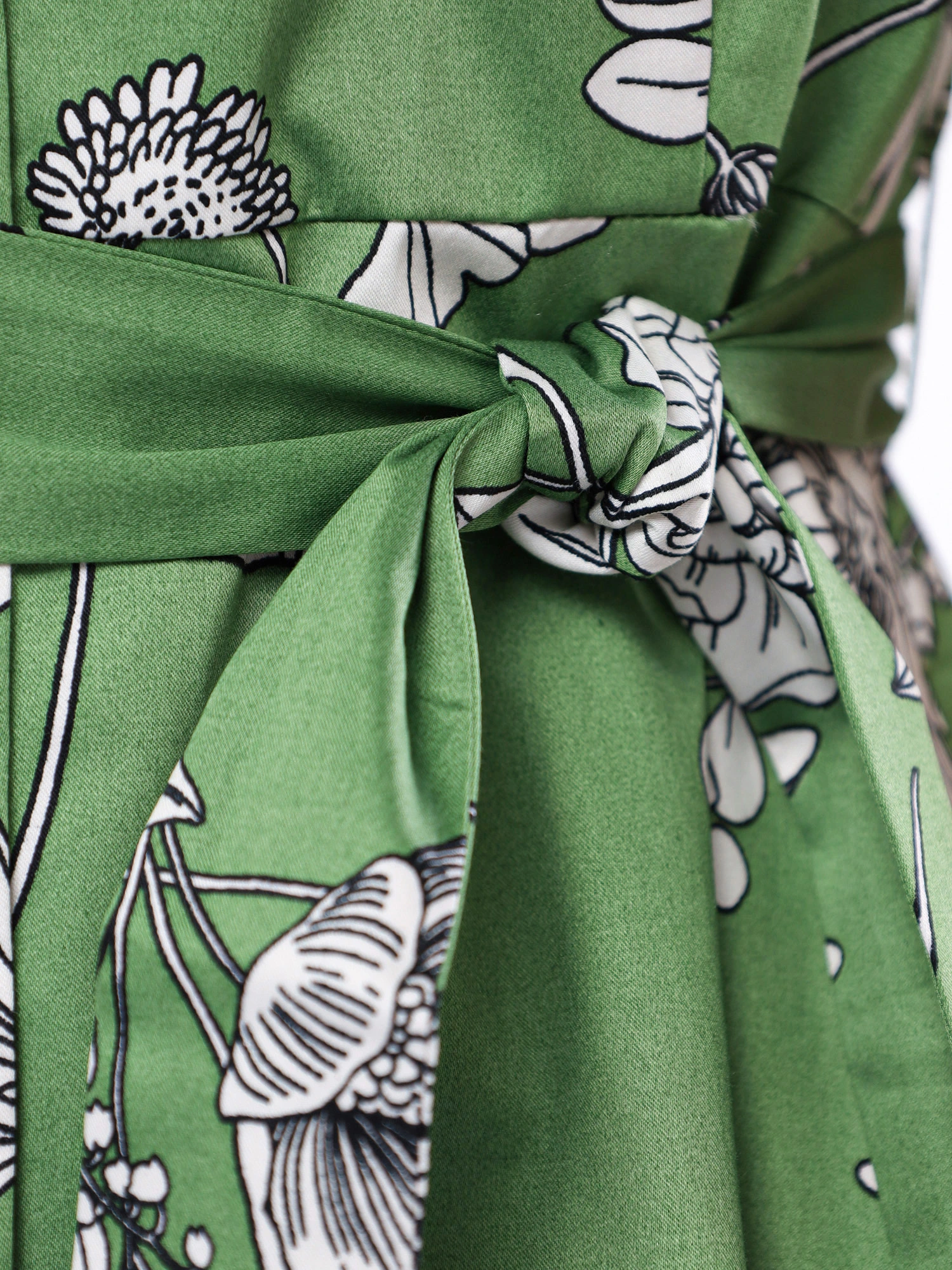 Платье из смесового хлопка с принтом